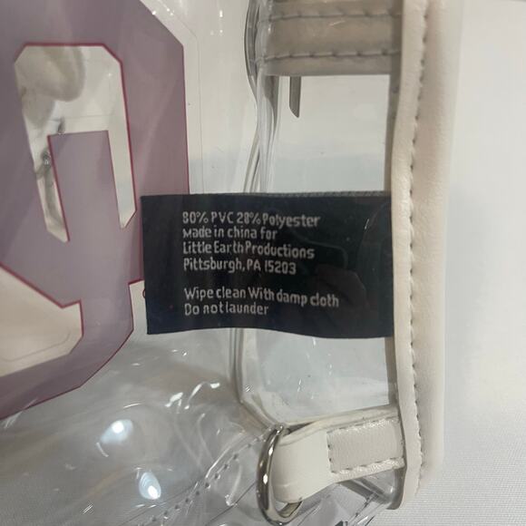 University of Oklahoma Clear stadium cross body bag 7.5X5.5 - Picture 3 of 3